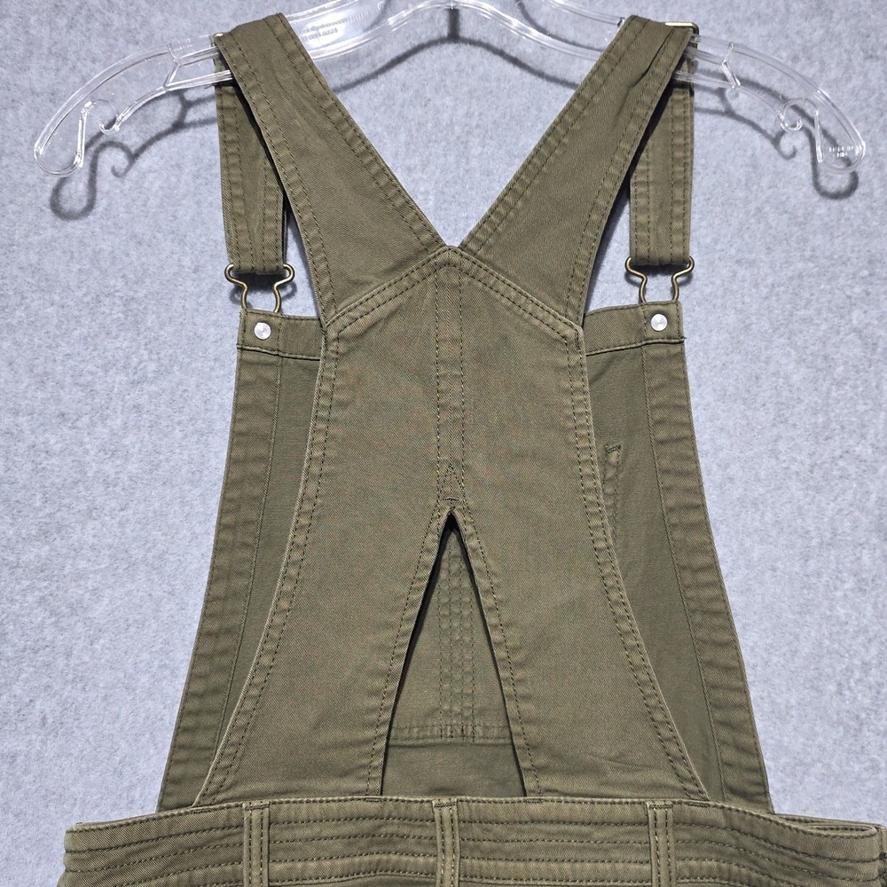 prAna Women's Green Canvas Overall Romper Shortalls - S - Picture 7 of 12